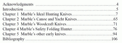 A Celebration of Marble's Early Knives by Michael Silvey